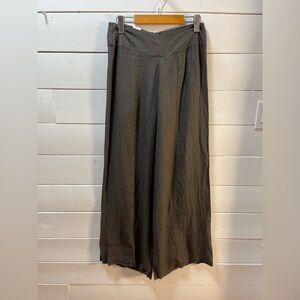 SARAH PACINI Linen Wide-Leg Pants - Size 1/S